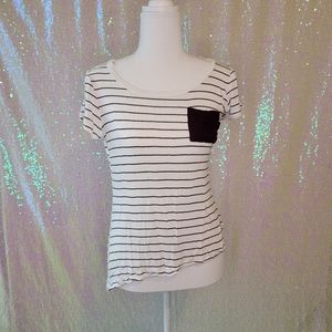 Asymmetrical Striped Top